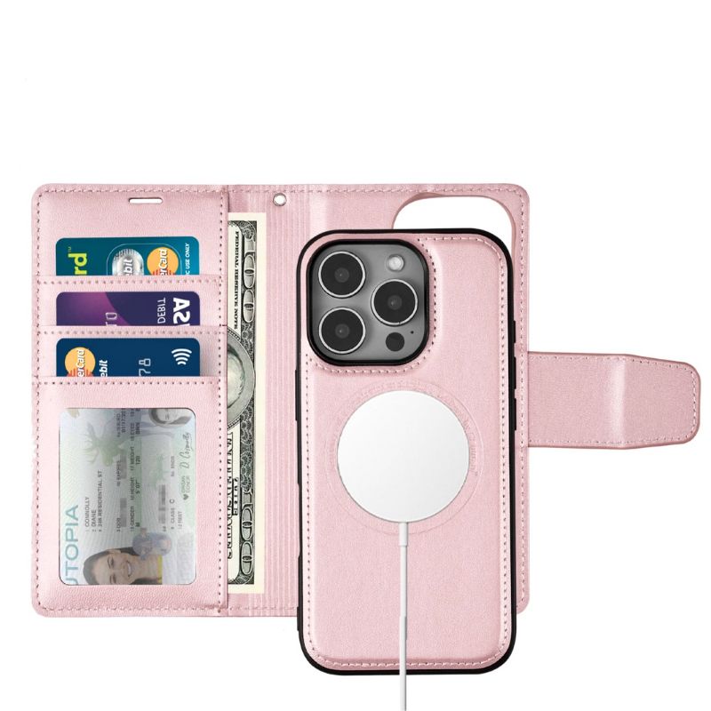 Cargue la imagen en el visor de la galería, [2 in 1 Detachable][MagSafe Compatible] Apple iPhone 17/Air/Pro/Max Hanman Flip Wallet Leather Case - i-Station Mobile Phone &amp; Electronic Device Repair and Accessories
