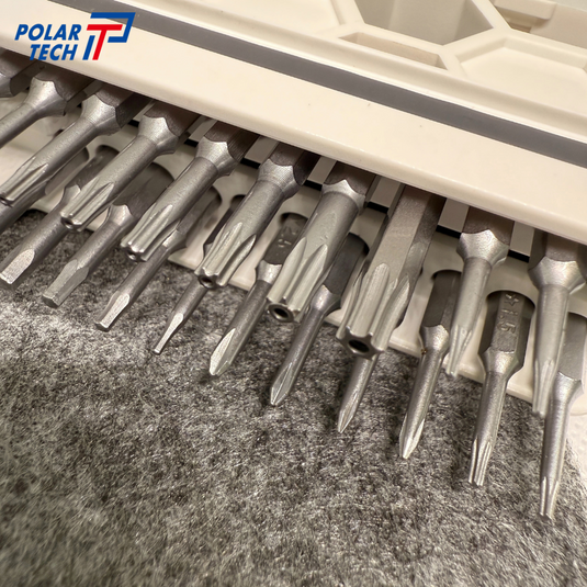 [PT-S01][47 in 1] PolarTech Premium Quality Precision Screwdriver Bit Set – Made for Phone & Electronics Repair