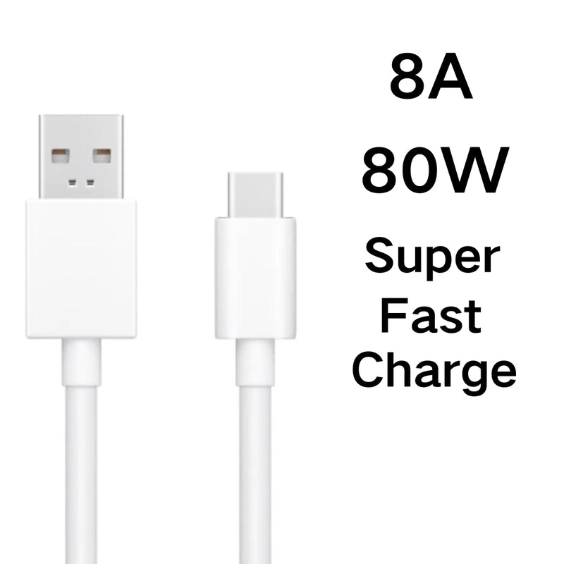 Cargue la imagen en el visor de la galería, Genuine OPPO Find X7 / X7 Pro / X8 / X8 Pro / X9 /X9 Pro 80W 8A SuperVOOC Super Fast Type-C USB-C Charging Data Cable - Polar Tech Australia
