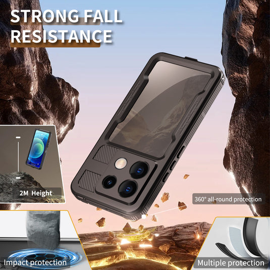 Xiaomi Redmi Note 13 Pro 5G - Shellbox Full Covered Waterproof Heavy Duty Tough Armor Case - Polar Tech Australia
