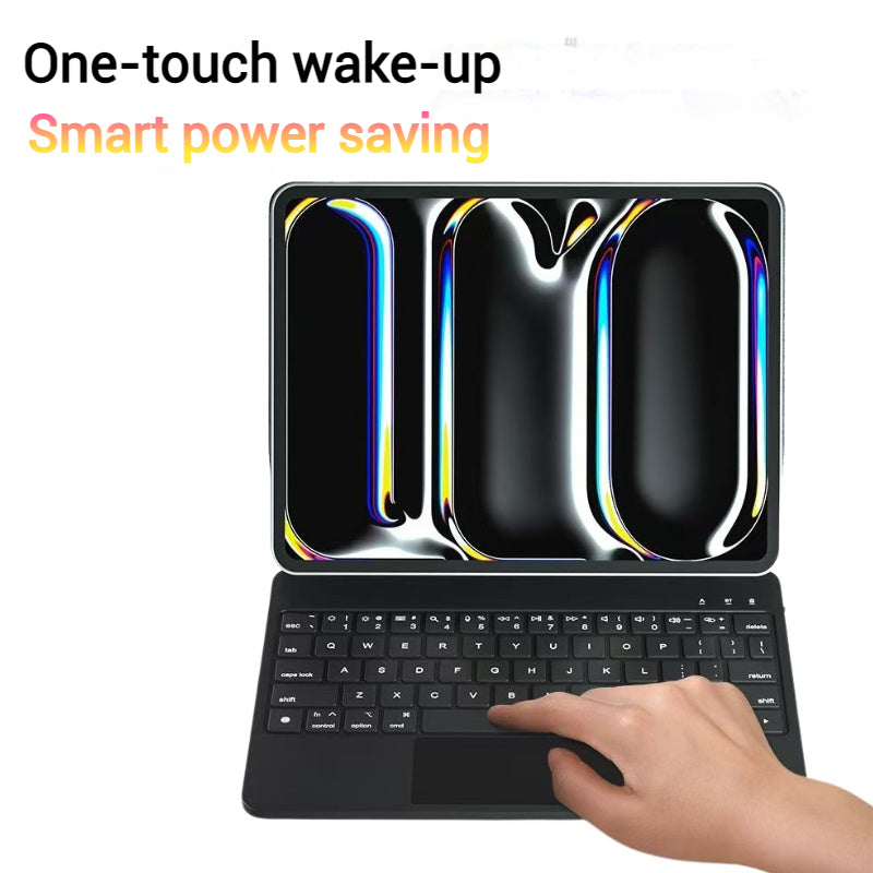 Load image into Gallery viewer, [With Touchpad][Magic Keybord] Apple iPad Pro 13-inch 7th Gen (2024) Smart Multi-Touch Trackpad Magnetic Wireless Keyboard Case With RGB Backlit - Polar Tech Australia
