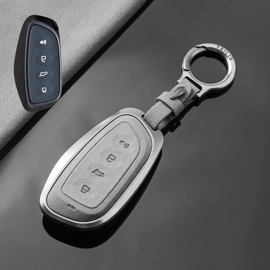 Great Wall High-Quality Suede Car Key Fob Case Cover For Haval Raptor, Dargo 2nd Gen, Xiaolong Max, Shenshou, H6