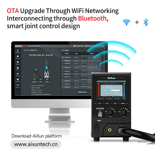 AiXun H310D Smart Hot Air Rework Station for BGA Repair - Polar Tech Australia