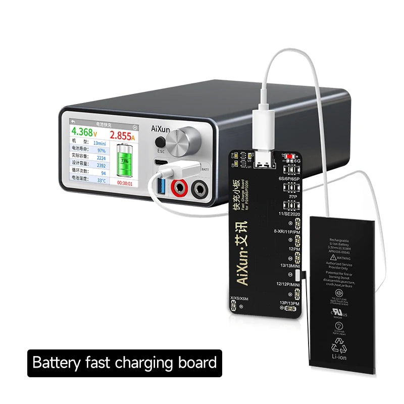 Cargue la imagen en el visor de la galería, AiXun P2408S Intelligent Regulated 24V DC Power Supply – Ideal for Mobile Repair - Polar Tech Australia

