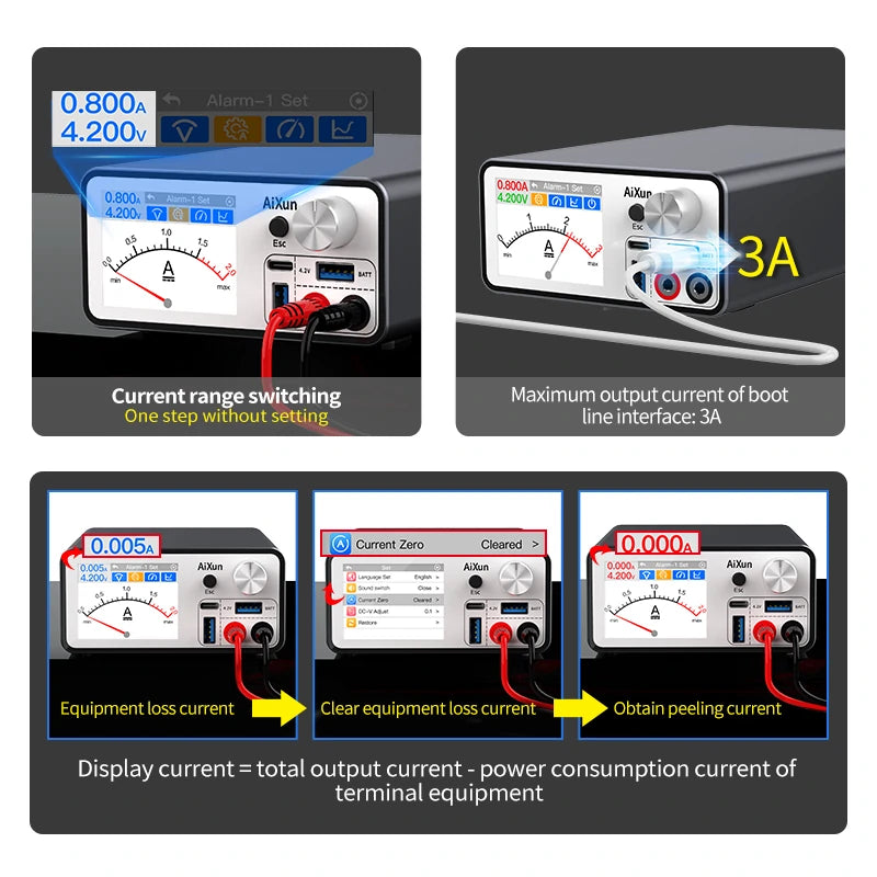 Cargue la imagen en el visor de la galería, AiXun P2408S Intelligent Regulated 24V DC Power Supply – Ideal for Mobile Repair - Polar Tech Australia
