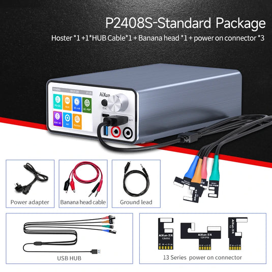 AiXun P2408S Intelligent Regulated 24V DC Power Supply – Ideal for Mobile Repair - Polar Tech Australia