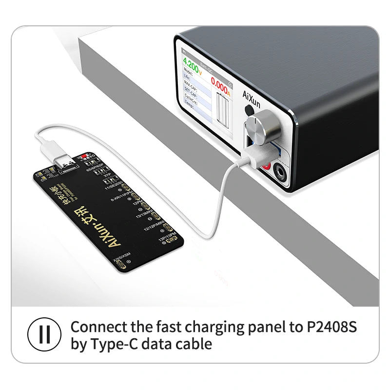 Load image into Gallery viewer, AiXun P2408S Battery Fast Charging Adaptor – Compatible with iPhone 6-13 Pro Max Series - Polar Tech Australia

