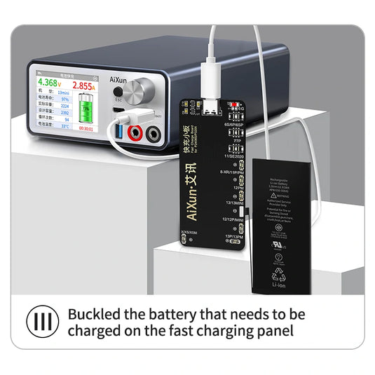 AiXun P2408S Battery Fast Charging Adaptor – Compatible with iPhone 6-13 Pro Max Series - Polar Tech Australia