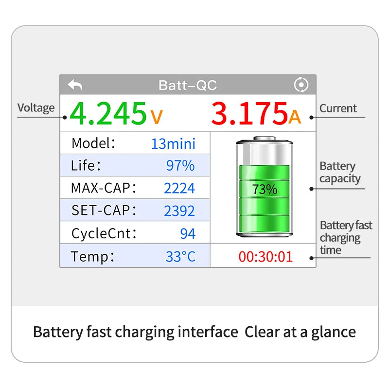 Load image into Gallery viewer, AiXun P2408S Battery Fast Charging Adaptor – Compatible with iPhone 6-13 Pro Max Series - Polar Tech Australia
