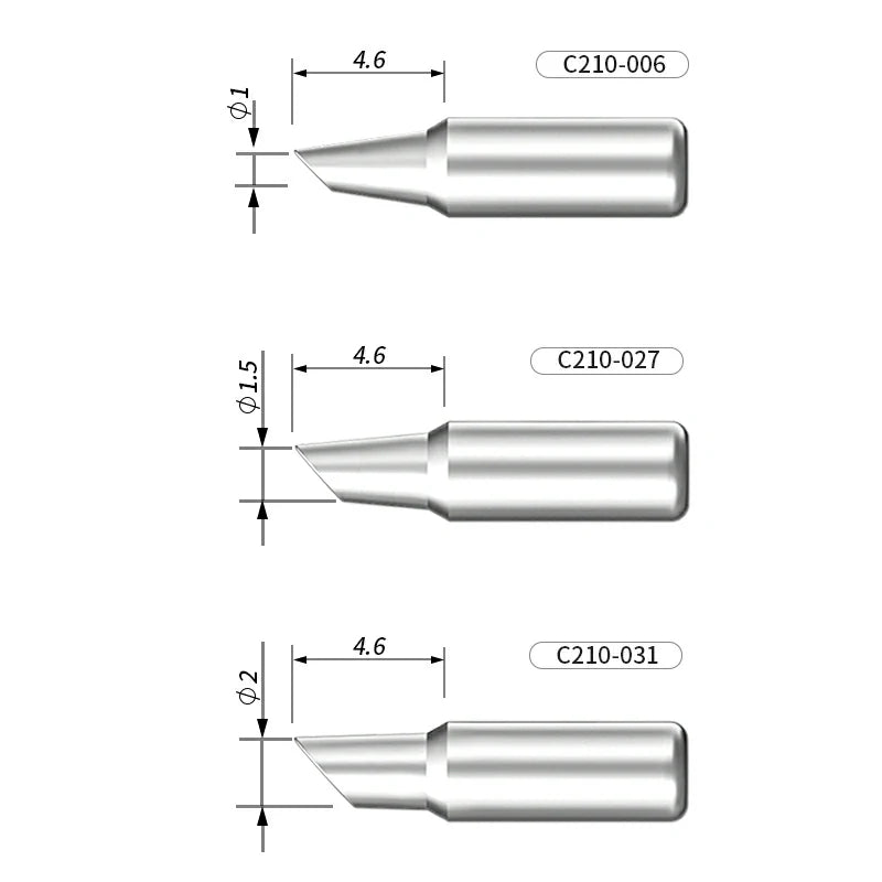 Cargue la imagen en el visor de la galería, AiXun C210 Customized Soldering Iron Tips – High-Performance Replacement for Precision Soldering - Polar Tech Australia
