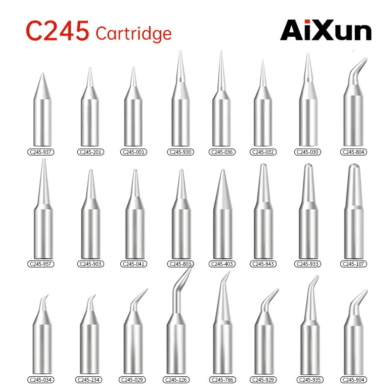 Cargue la imagen en el visor de la galería, AiXun C245 Customized Soldering Iron Tips – High-Precision Cartridge for Professional Soldering - Polar Tech Australia
