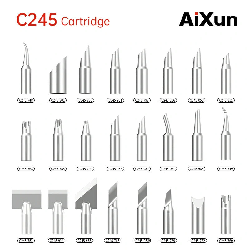 Cargue la imagen en el visor de la galería, AiXun C245 Customized Soldering Iron Tips – High-Precision Cartridge for Professional Soldering - Polar Tech Australia
