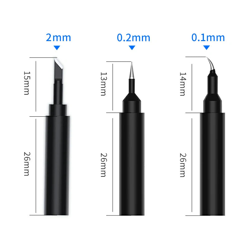 Cargue la imagen en el visor de la galería, AiXun 936 High-Level Lead-Free Soldering Iron Tips for T3A Soldering Station - Polar Tech Australia
