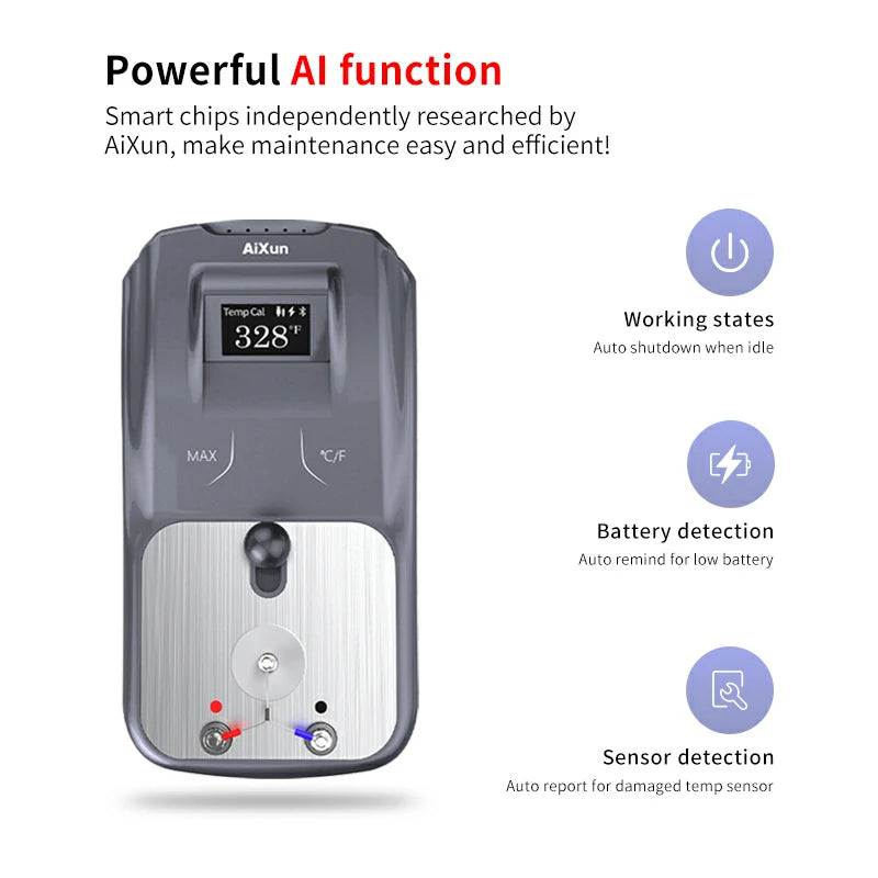 Load image into Gallery viewer, AiXun DT01 OLED Smart Digital Display Thermometer – Precision Temperature Tester for Soldering &amp; Electronics Repair - Polar Tech Australia
