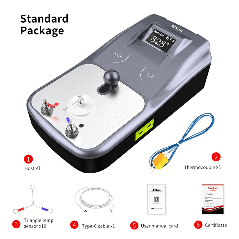 Load image into Gallery viewer, AiXun DT01 OLED Smart Digital Display Thermometer – Precision Temperature Tester for Soldering &amp; Electronics Repair - Polar Tech Australia

