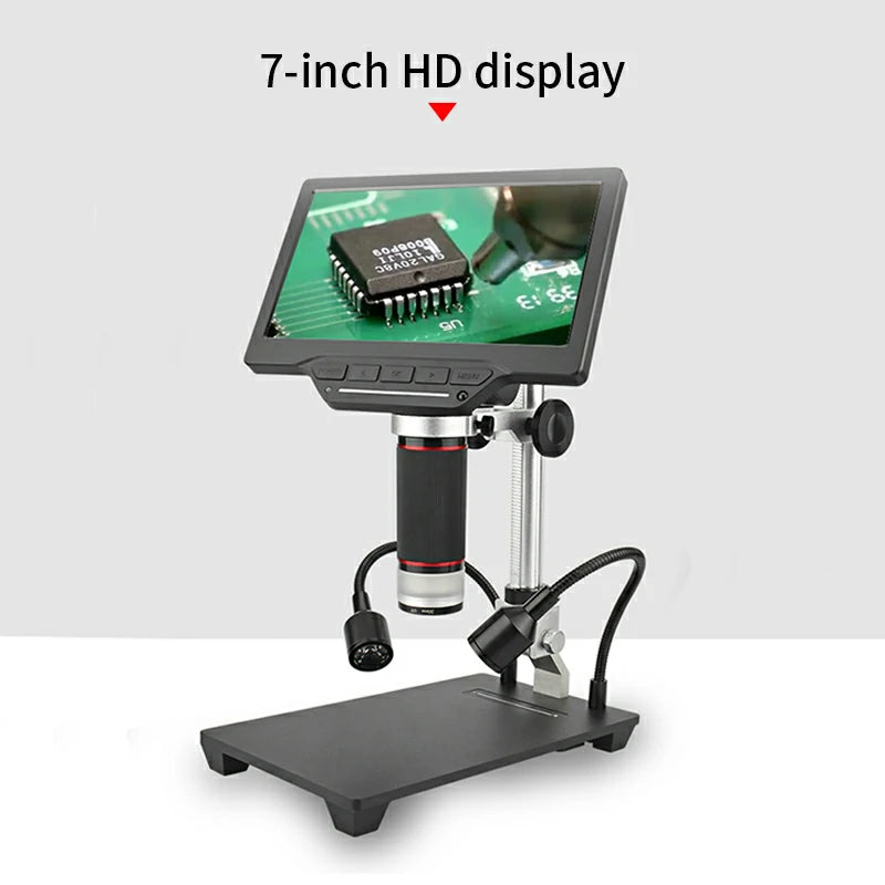 Cargue la imagen en el visor de la galería, AiXun 7-Inch HD Digital Industrial Microscope – Perfect for BGA Rework &amp; Precision Soldering - Polar Tech Australia

