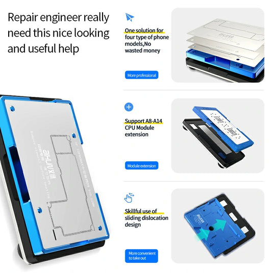 AiXun Z12 Strong Magnetic Middle Frame Reballing Platform – For iPhone 12 Series Motherboard Repair - Polar Tech Australia