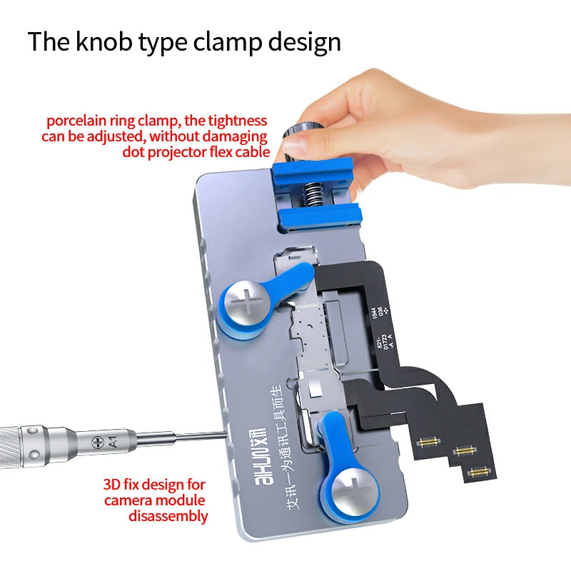 Load image into Gallery viewer, AiXun J02 2-in-1 Dot Projector Repair Fixture (3rd Gen) – Professional Face ID Repair Jig - Polar Tech Australia
