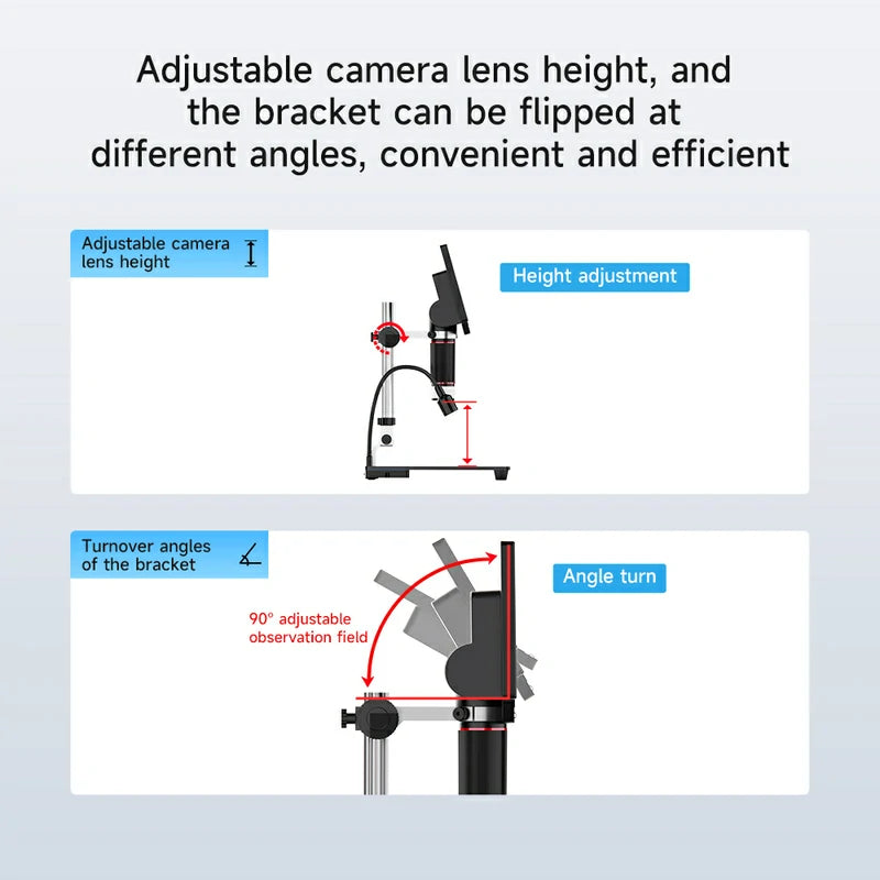 Chargez l&#39;image dans la visionneuse de la galerie, [AiXun DM21] 7-Inch Electronic Digital Microscope with Multimeter Design for Soldering – 2-in-1 Precision Tool - Polar Tech Australia
