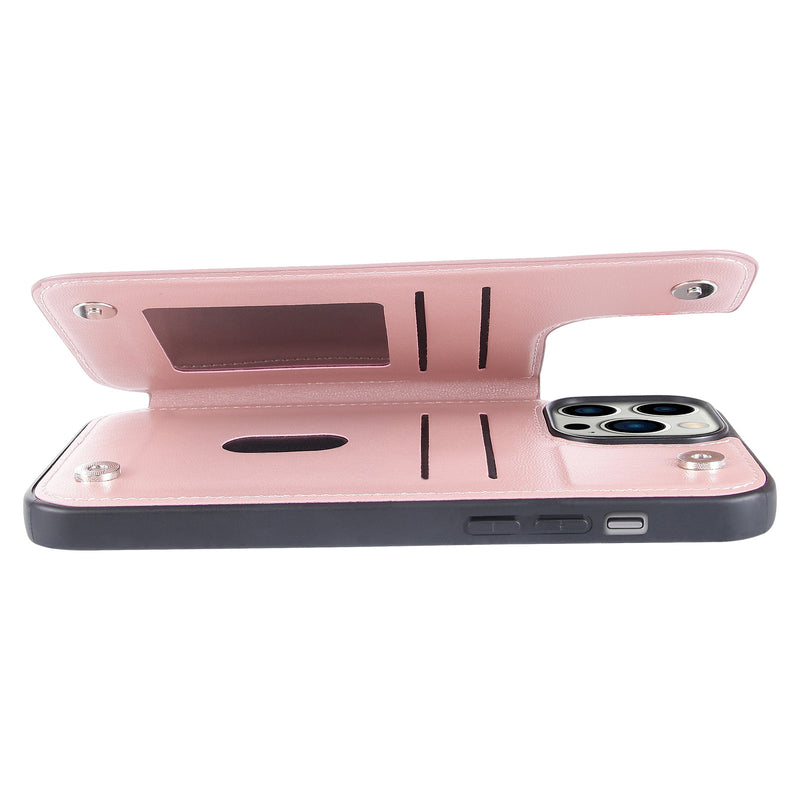 Cargue la imagen en el visor de la galería, [Built-in Card Slot] Hanman Mika Leather Case For Apple iPhone 15 &amp; 15 Plus &amp; 15 Pro &amp; 15 Pro Max - Polar Tech Australia
