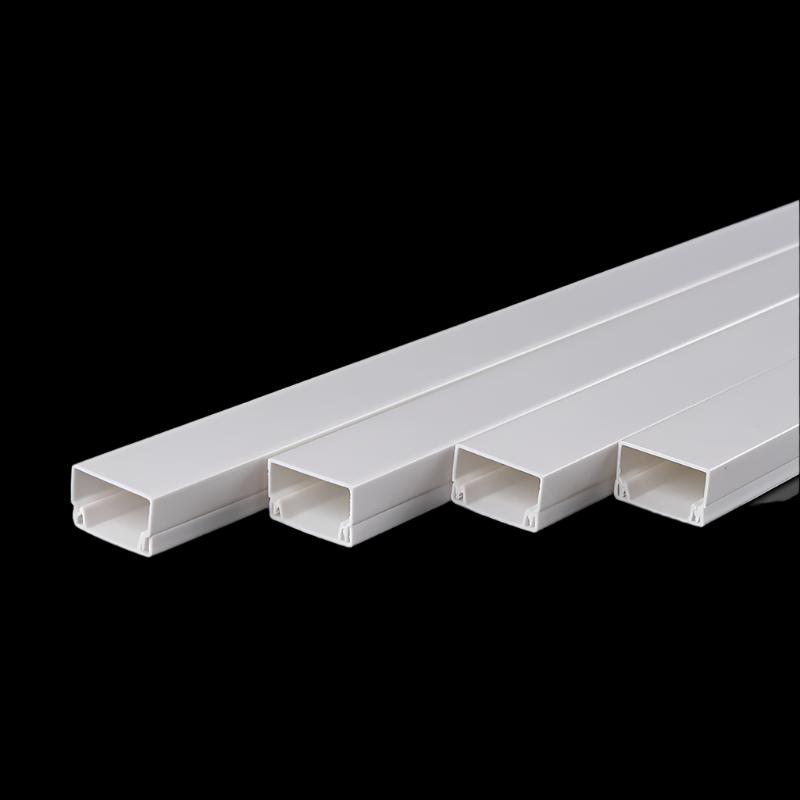 Chargez l&#39;image dans la visionneuse de la galerie, 1M PVC Conduit Cable Management Raceway Trunking Hides Cabling Protection Cover - Polar Tech Australia
