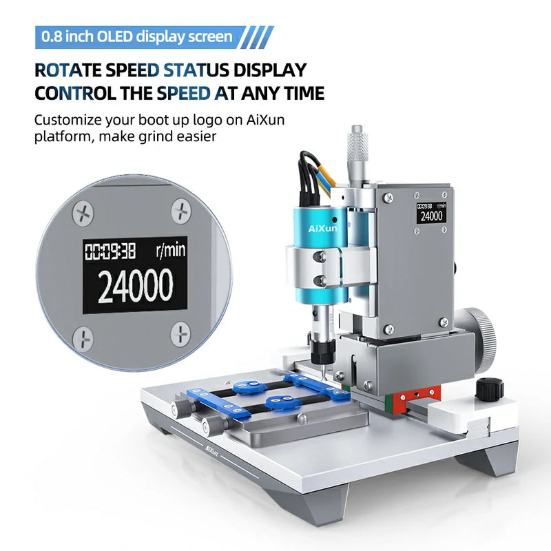 Load image into Gallery viewer, AiXun 2nd Gen Chip Grinding Machine for Touch IC, NAND, and CPU Polishing – Precision and Efficiency - Polar Tech Australia
