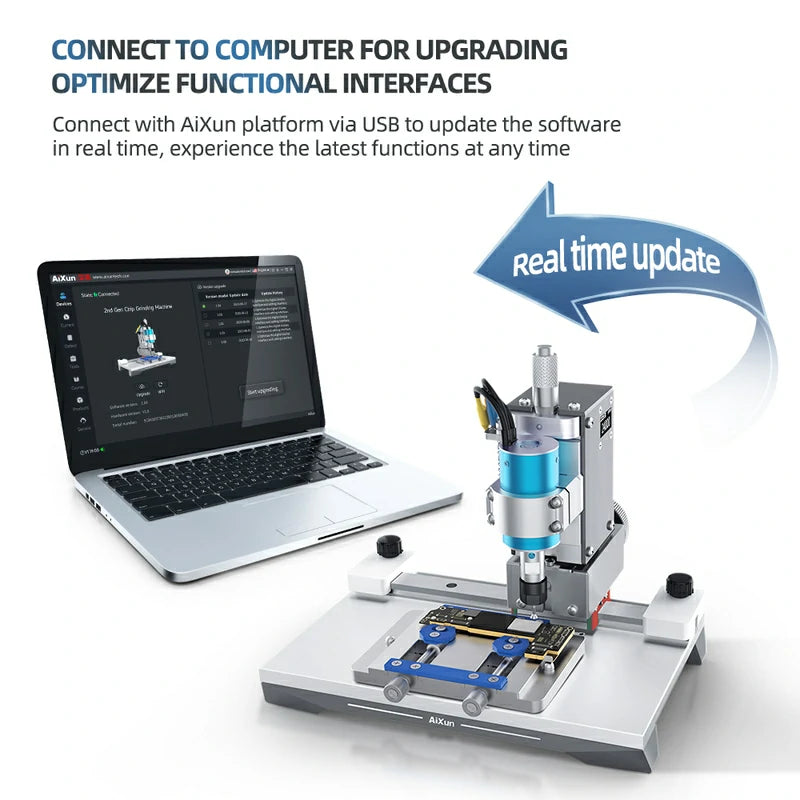 Load image into Gallery viewer, AiXun 2nd Gen Chip Grinding Machine for Touch IC, NAND, and CPU Polishing – Precision and Efficiency - Polar Tech Australia
