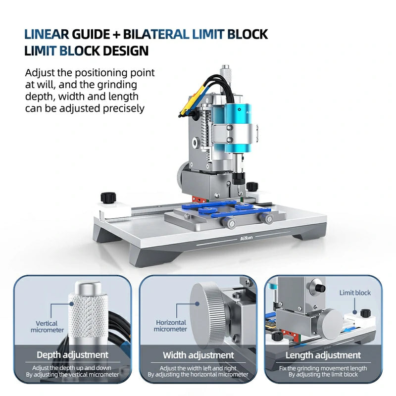 Load image into Gallery viewer, AiXun 2nd Gen Chip Grinding Machine for Touch IC, NAND, and CPU Polishing – Precision and Efficiency - Polar Tech Australia
