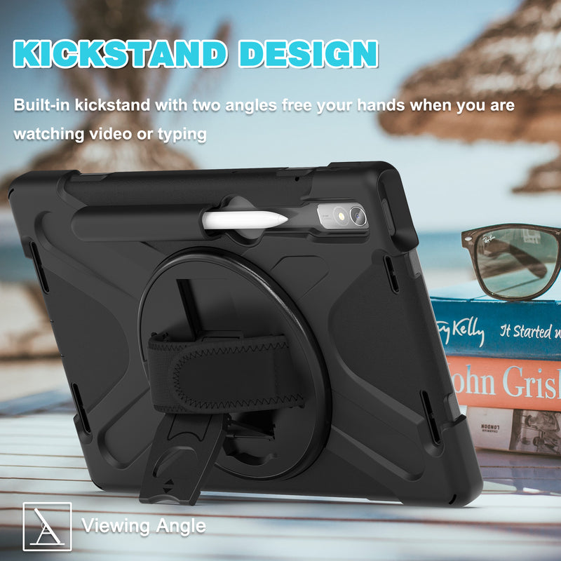 Chargez l&#39;image dans la visionneuse de la galerie, Lenovo P11 Pro &amp; Pad Pro 2022 11.2&quot; (TB-138 &amp; TB-132) 360 Rotation Heavy Duty Kid Friendly Handle Case - Polar Tech Australia

