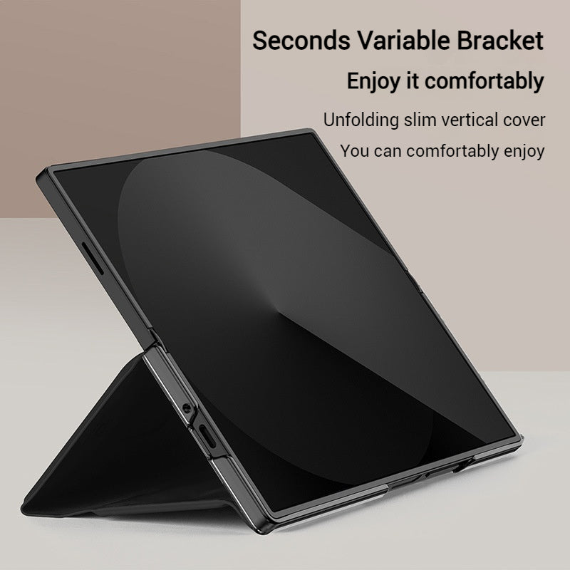 Cargue la imagen en el visor de la galería, Samsung Galaxy Z Fold7 - Minimalist Luxury Flip Wallet Shockproof Case - Polar Tech Australia
