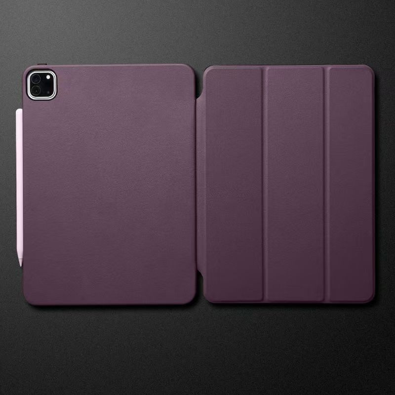Chargez l&#39;image dans la visionneuse de la galerie, Apple iPad Pro 11-inch 4th Gen (2022) Genuine Leather Full-protection Shockproof Case - Polar Tech Australia

