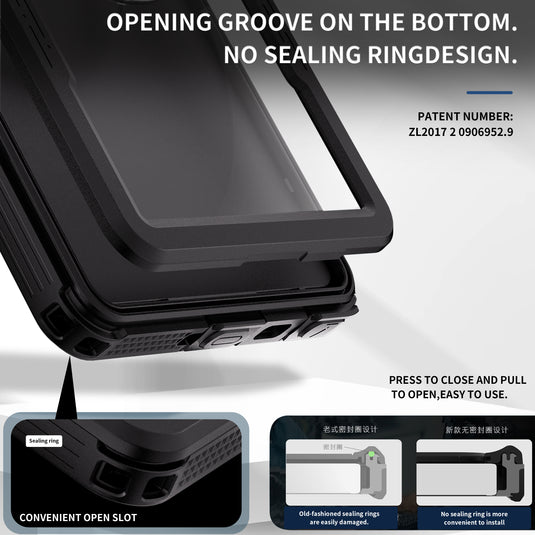 [Magsafe Compatible] [Mars Series] Samsung Galaxy S25/Plus/Ultra - Shellbox Full Covered Waterproof Heavy Duty Tough Armor Case - Polar Tech Australia