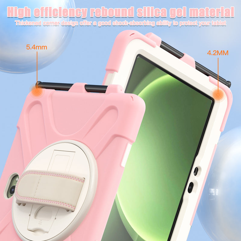 Chargez l&#39;image dans la visionneuse de la galerie, Samsung Galaxy Tab Active Pro / Active 4 Pro / Active 5 Pro Series - Heavy Duty 360 Degree Rotate Stand Hand Strap Case With Shoulder Strap - Polar Tech Australia
