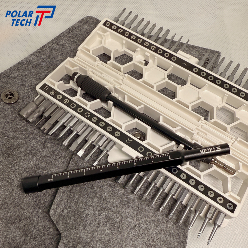 Chargez l&#39;image dans la visionneuse de la galerie, [PT-S01][47 in 1] PolarTech Premium Quality Precision Screwdriver Bit Set – Made for Phone &amp; Electronics Repair
