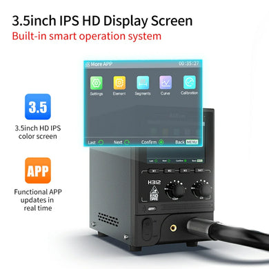 AiXun H312 Smart Hot Air Rework Station – 1400W High-Power Intelligent Rework Solution - Polar Tech Australia