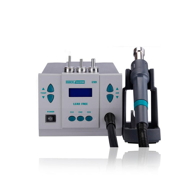 Cargue la imagen en el visor de la galería, [861DW] QUICK 1000W Heat Spear Lead-free Hot Air Heat Gun Rework Station 220V- AU Plug - Polar Tech Australia
