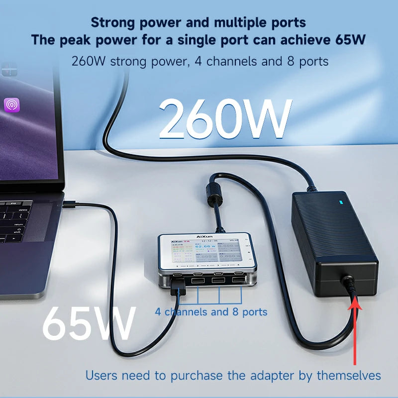 Cargue la imagen en el visor de la galería, [AiXun PF26] Intelligent Multi-Channel Fast Charger - Polar Tech Australia
