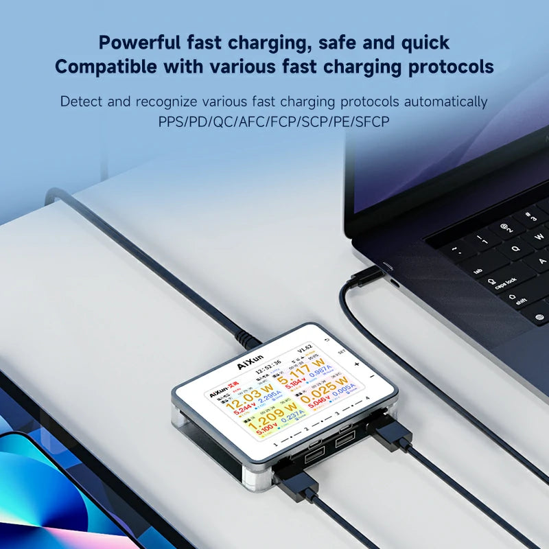 Cargue la imagen en el visor de la galería, [AiXun PF26] Intelligent Multi-Channel Fast Charger - Polar Tech Australia
