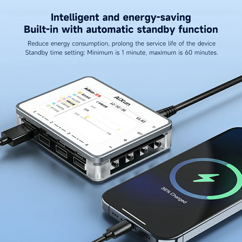 Cargue la imagen en el visor de la galería, [AiXun PF26] Intelligent Multi-Channel Fast Charger - Polar Tech Australia
