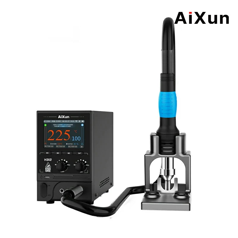 Chargez l&#39;image dans la visionneuse de la galerie, AiXun H312 Smart Hot Air Rework Station – 1400W High-Power Intelligent Rework Solution - Polar Tech Australia
