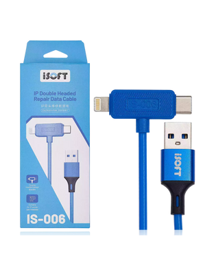 [IS-006] ISOFT Dual Interface Type-C Apple Engineering Cable Automatic DFU Repair Data Cable For iPhone - Polar Tech Australia