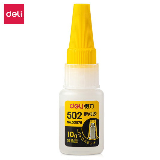 Deli 53576 - 502 Instant Glue Adhesive Repair Adhesive 10G
