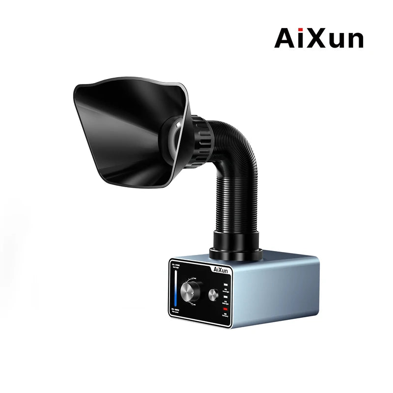 Load image into Gallery viewer, [AiXun ES02] Desktop Fume Extractor – Soldering Smoke Absorber with LED Light - Polar Tech Australia
