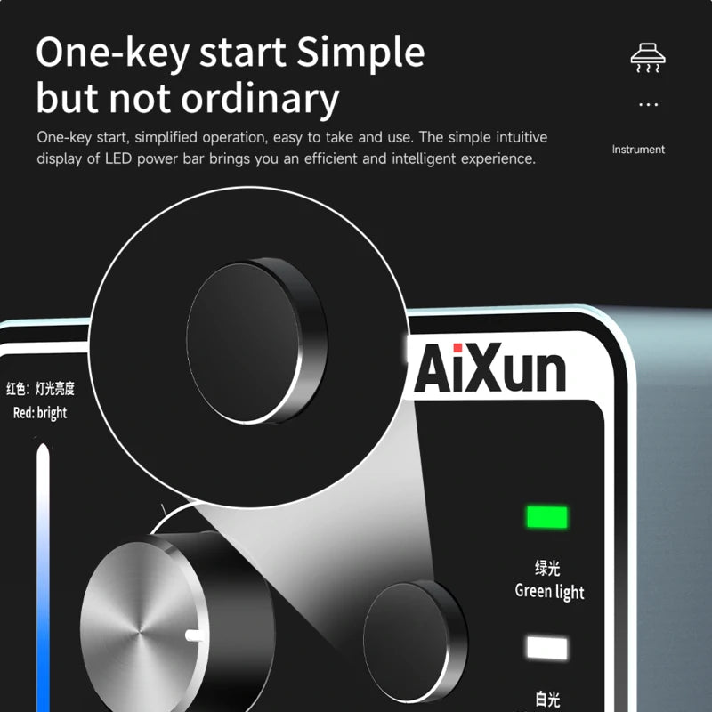 Load image into Gallery viewer, [AiXun ES02] Desktop Fume Extractor – Soldering Smoke Absorber with LED Light - Polar Tech Australia
