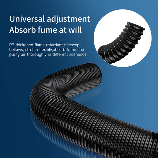 [AiXun ES02] Desktop Fume Extractor – Soldering Smoke Absorber with LED Light - Polar Tech Australia