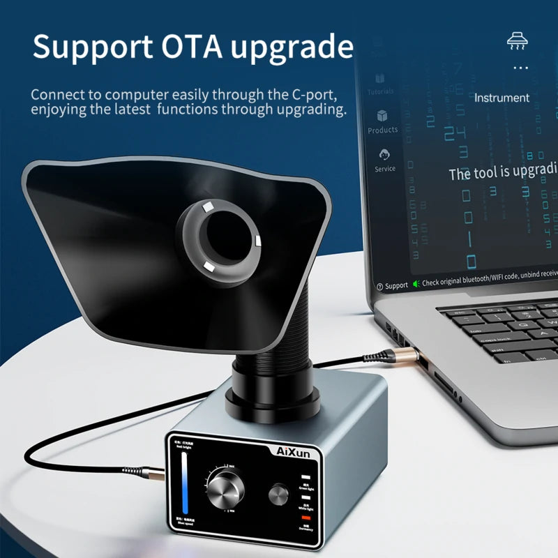 Load image into Gallery viewer, [AiXun ES02] Desktop Fume Extractor – Soldering Smoke Absorber with LED Light - Polar Tech Australia
