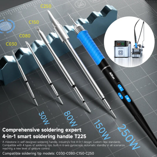 [AiXun T400] Smart Soldering Workstation – 320W Soldering Iron Kit - Polar Tech Australia