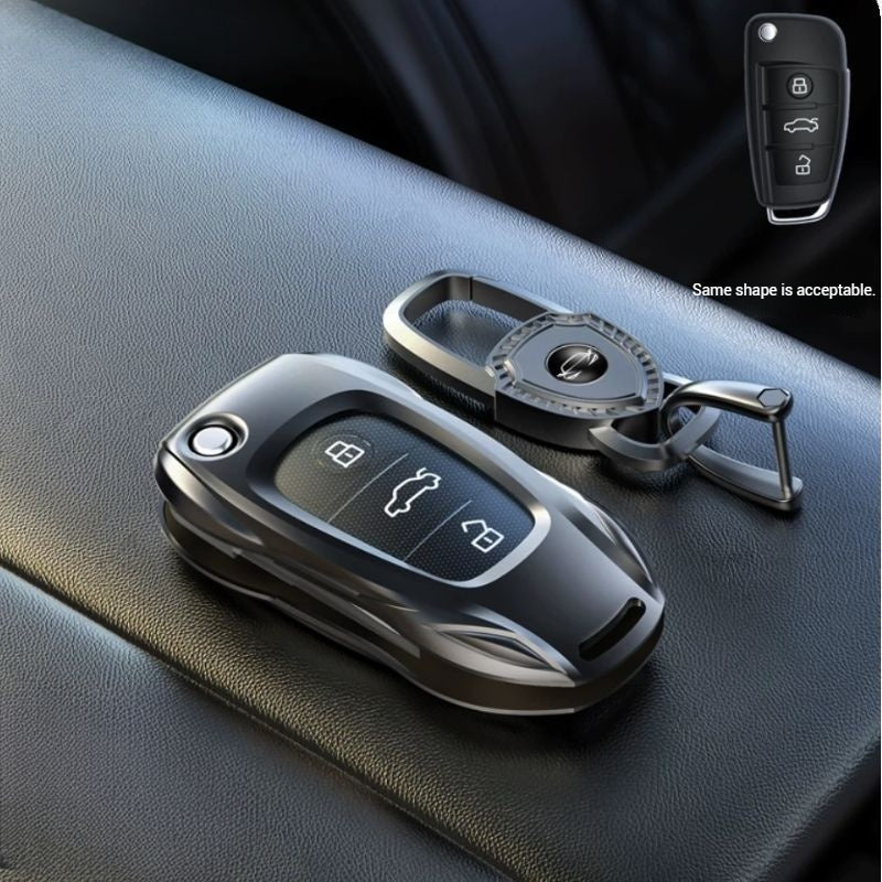 Cargue la imagen en el visor de la galería, Audi Zinc Alloy Silicone Car Key Fob Case Cover For A3 For A4, A5, Q3, Q7, Audi TT - i-Station Mobile Phone &amp; Electronic Device Repair and Accessories
