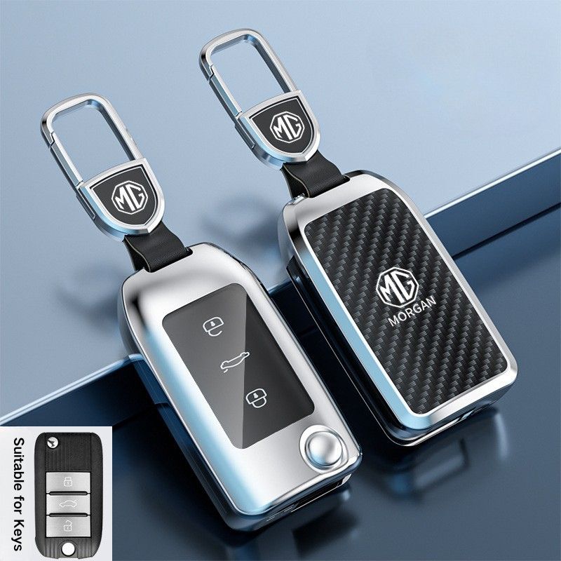 Chargez l&#39;image dans la visionneuse de la galerie, MG Zinc Alloy + TPU Smart Car Key Fob Case Cover For MG3, MG5, MG6, MG7, GT, GSF, ONE, ZS, EV EZS, HS, EHS,ONE - Polar Tech Australia
