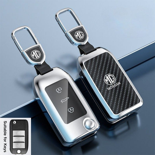 MG Zinc Alloy + TPU Smart Car Key Fob Case Cover For MG3, MG5, MG6, MG7, GT, GSF, ONE, ZS, EV EZS, HS, EHS,ONE - Polar Tech Australia